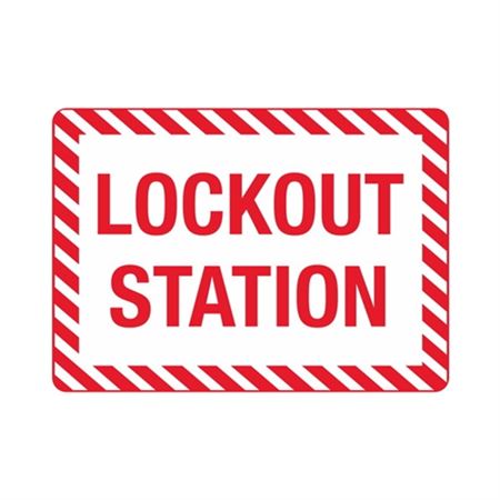 Lockout Station Sign